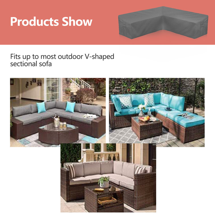 Arlmont & Co. Outdoor Patio Sofa Cover & Reviews Wayfair Canada